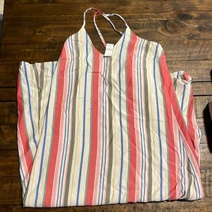 NWT Old Navy striped maxi dress, size small.
